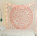 Popular Handicrafts Tapestry Wall Hanging Hippie Ombre Mandala Bohemian Hippy Intricate Indian Tapestries Bedspread 84 x 90 Inch