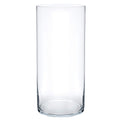 Royal Imports Flower Glass Vase Decorative Centerpiece for Home or Wedding - Cylinder Shape, 12 Tall, 5 Opening, Clear