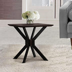 Armen Living Pirate Acacia Modern End Table Brown/Wood