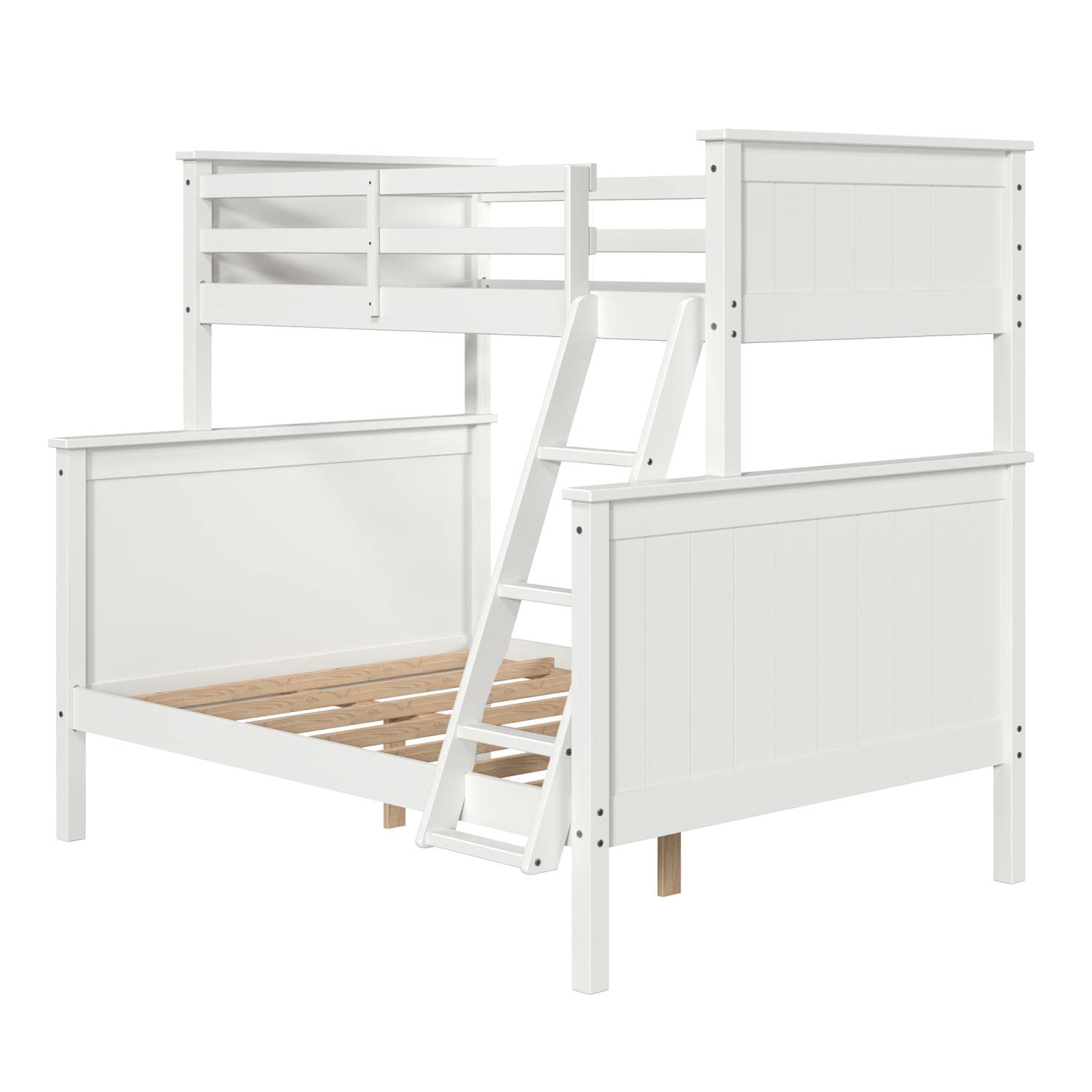 Leah Twin Over Full Bunk Bed White