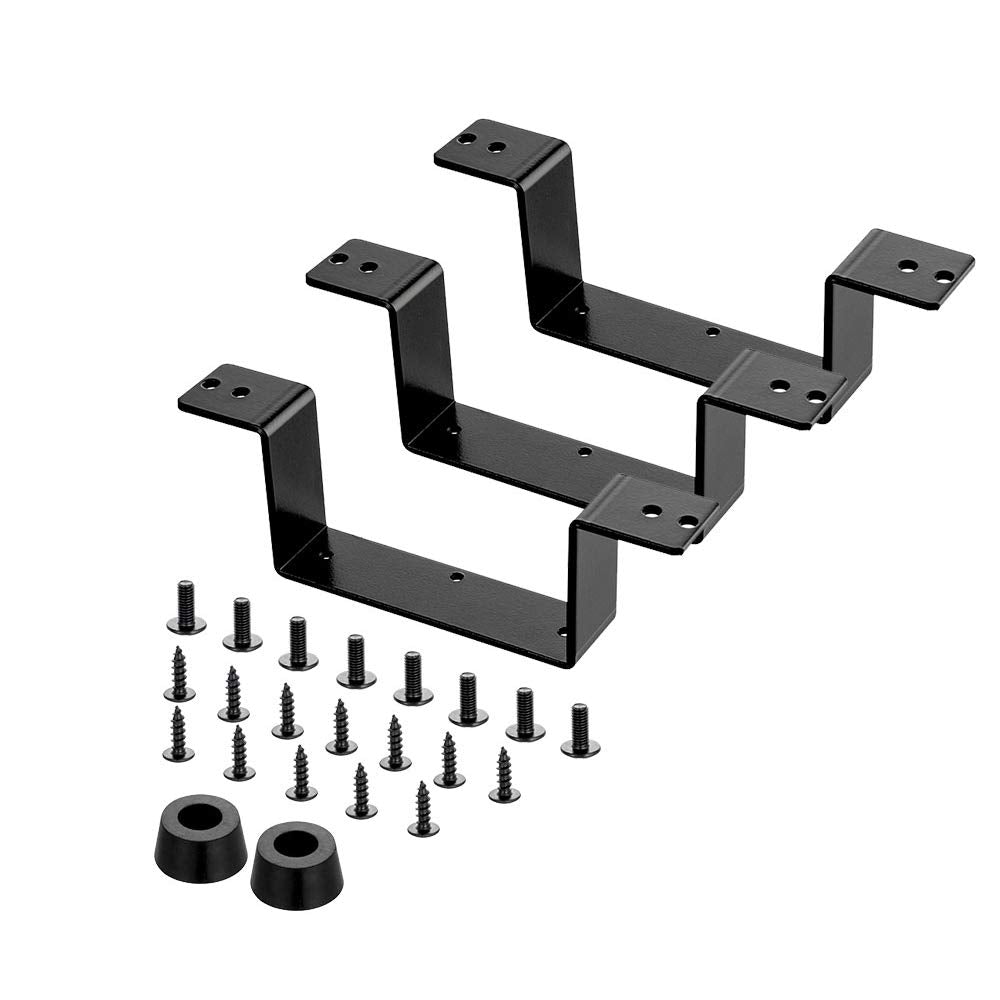 Fersgo Under Desk Keyboard Tray Track Elevation Kit For 30' X 24' Desk - Easily Install Undermount Tray For Maximum Comfort An