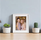 Hogaryo 11X14 Picture Frames White,Display Photos 8X10 With Mat Or 11X14 Without Inside,Horizontal And Vertical Display For Wall