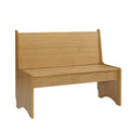 Linson Large Back Rest Bench Honey
