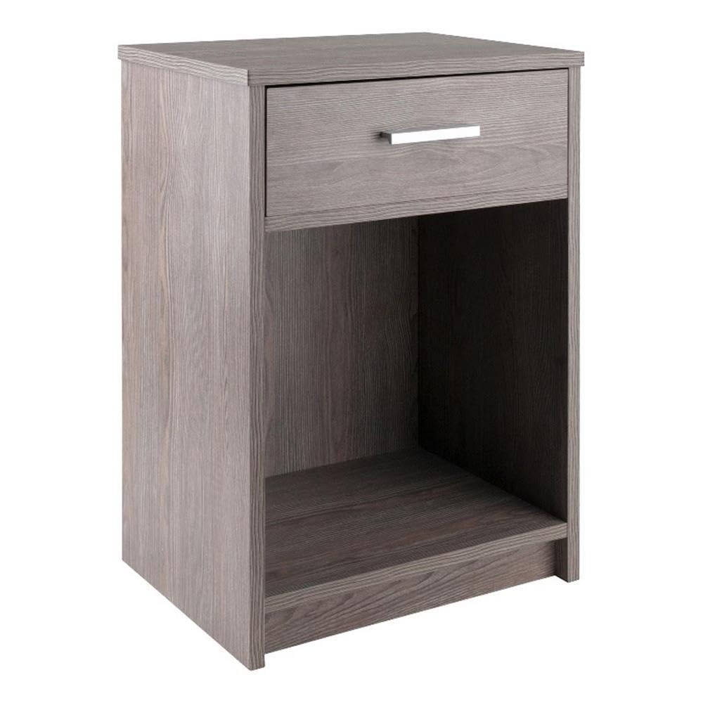 Winsome Wood Rennick Accent Table, Ash Gray, 15.75 X 12.48 X 23.62