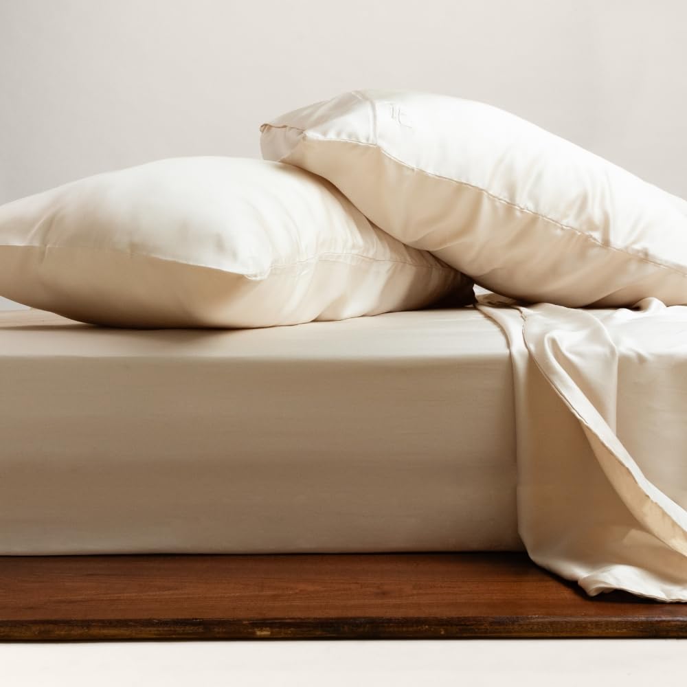 Arthcrafted 100% Austrian Eucalyptus Sheets Cali-King Size 4Pc, Tencel Sheets Cali-King Size, Tencel Lyocell Sheets, Softer Than