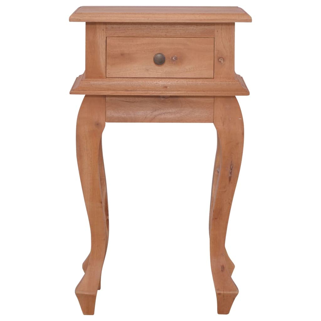 Bedside Table 13.8&quot;x11.8&quot;x23.6&quot; Solid Mahogany Wood