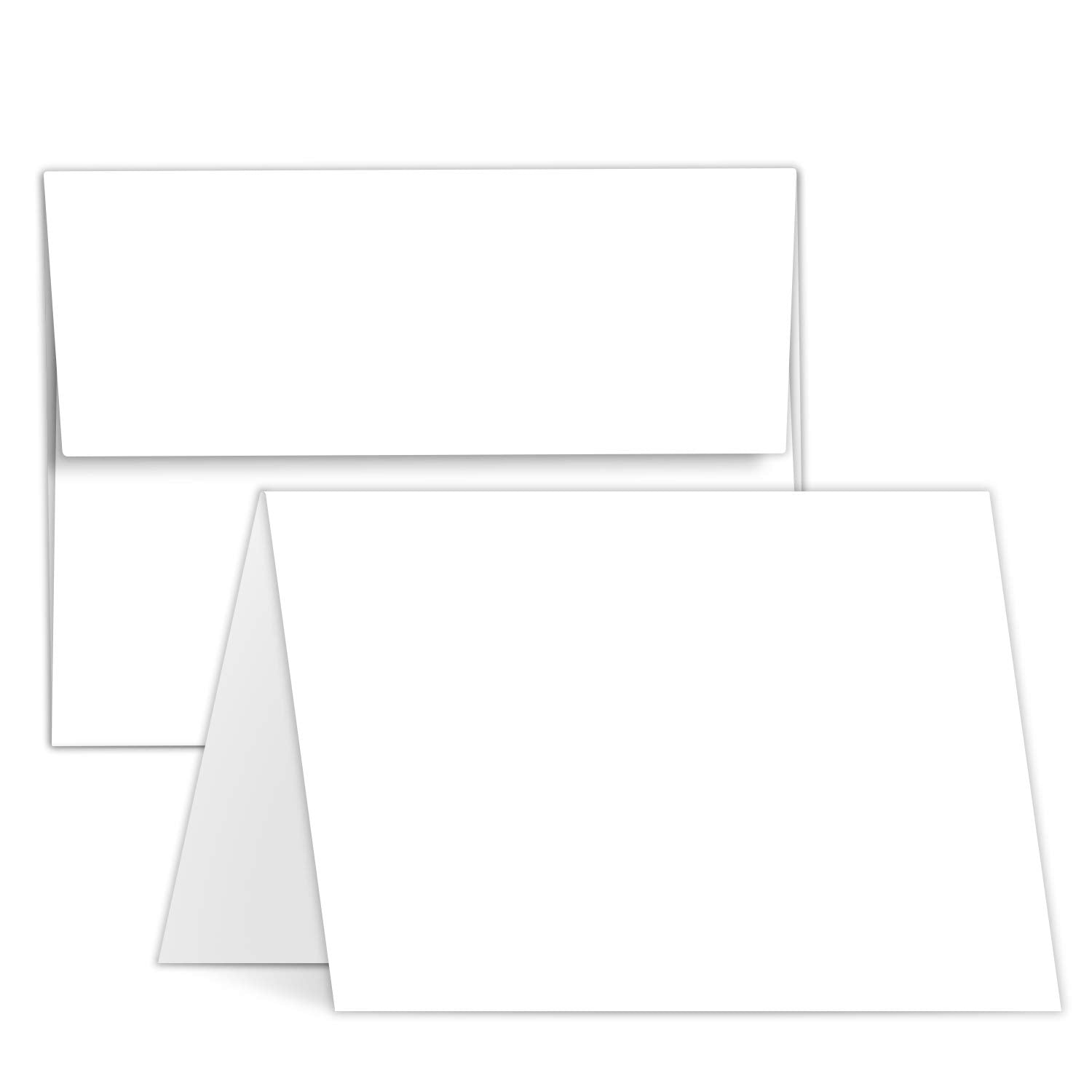 Greeting Cards Set - 5X7 Blank White Cardstock And Envelopes | Perfect Card Stock For Invitations, Bridal Shower, Birthday, Gift