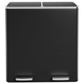 AthLike 60L(16 Gal) Dual Trash Can, Stainless Steel Kitchen Garbage Can, Double Compartment Classified Rubbish Bin, Recycle Dust