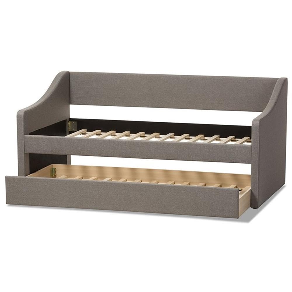 Baxton Studio Barnstorm Upholstered Daybed Grey
