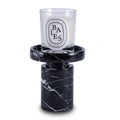 JIMEI Marble Candle Holder - Multi-functional Candle Holders -Meet Your Diverse Needs - Fits Scented Candle, Candlestick, Taper 