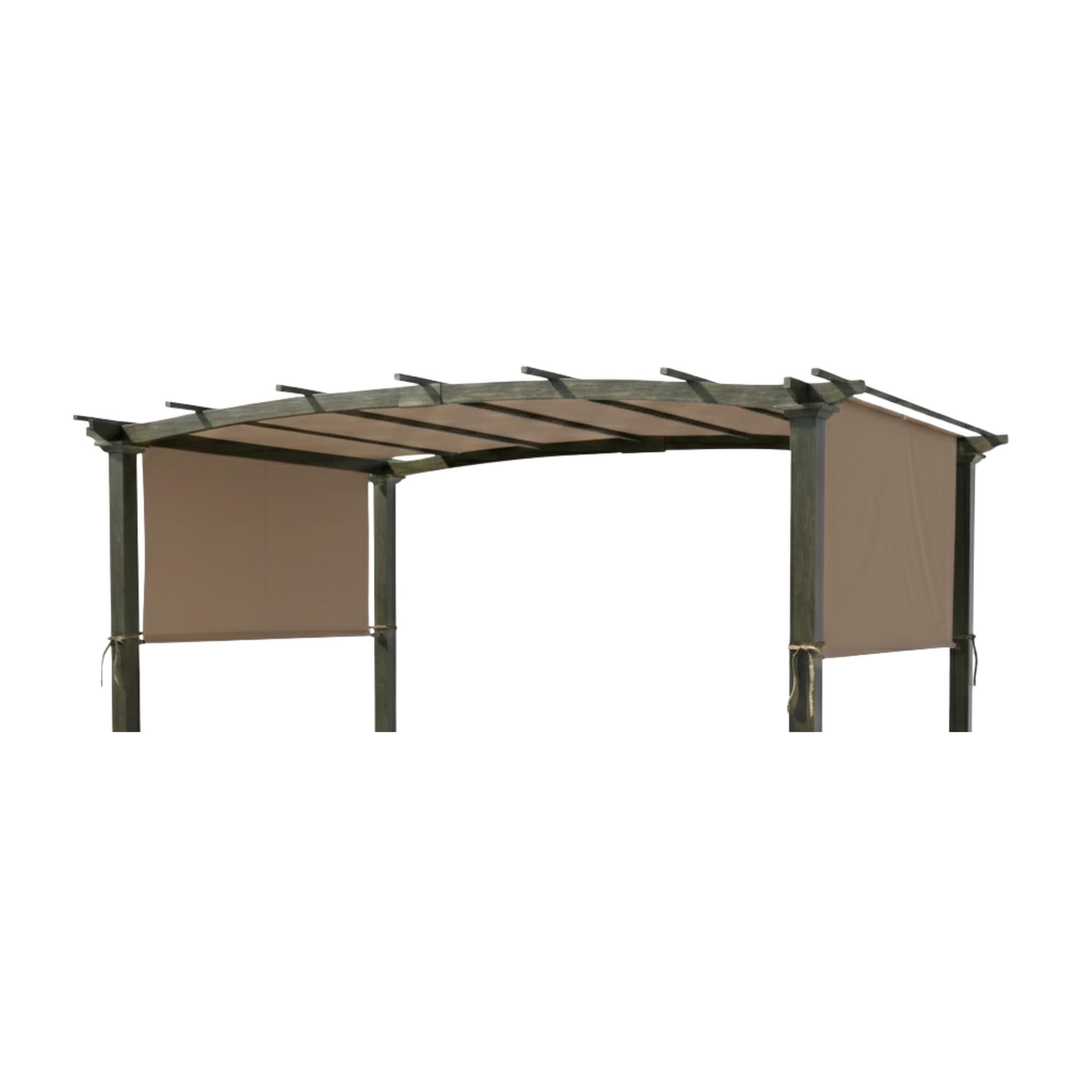 Garden Winds Universal Replacement Pergola Canopy - Nutmeg, Durable 350 Polyester, UV & Water Resistant