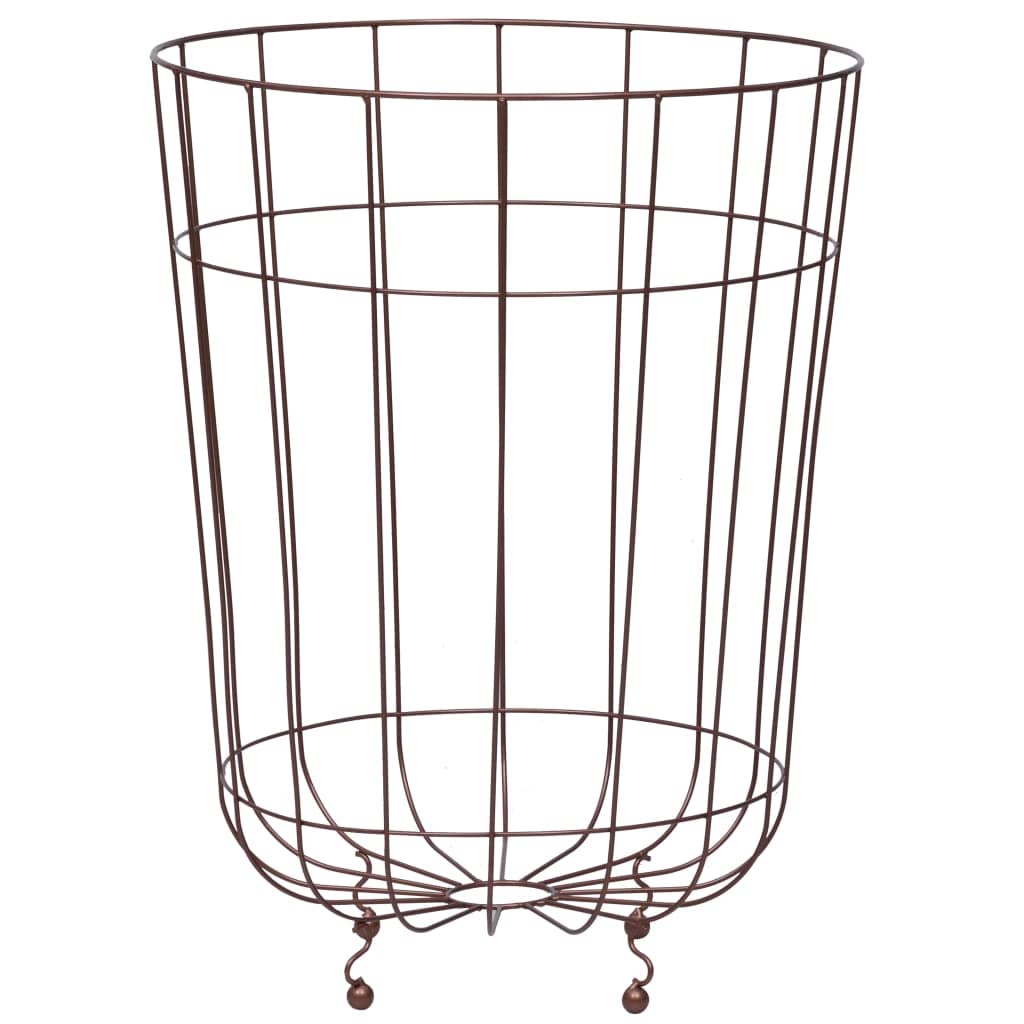 vidaXL Scandinavian Style Coffee Table, Gold Metal Frame with White Round MDF Top – Versatile Home Furniture with Storage Alternative.