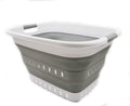 SAMMART 37L (9.7 gallons) Collapsible Plastic Laundry Basket  Foldable Laundry Hamper  Storage Container/Organizer  Pop Up Sa