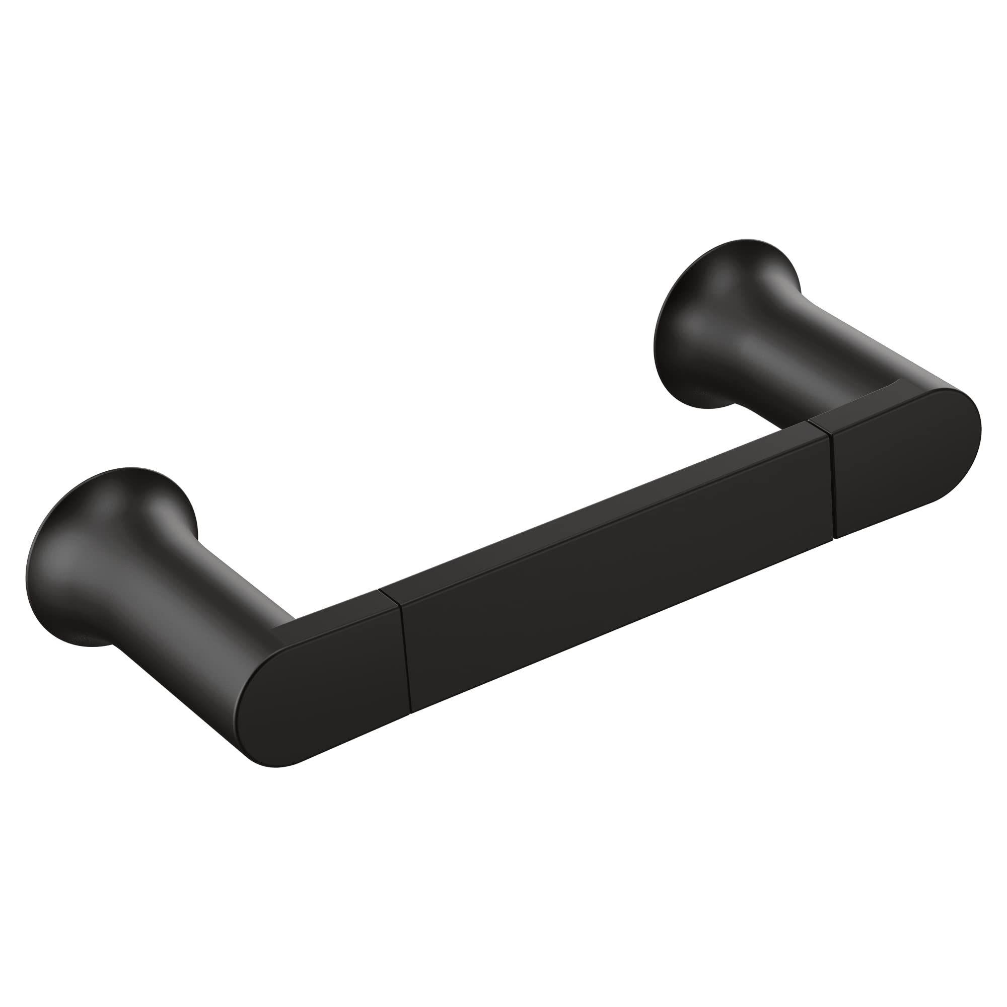 Moen Genta Matte Black Modern 6.8-Inch Length Hand-Towel Bar for Bathroom or Kitchen, BH3886BL, 1 Count (Pack of 1)