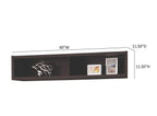 Coaster Furniture Bridge with 2 Encased Storage Compartments Cappuccino 700883