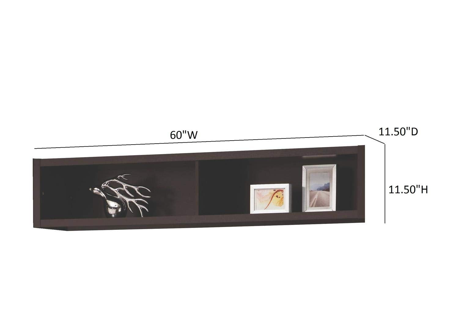 Coaster Furniture Bridge with 2 Encased Storage Compartments Cappuccino 700883