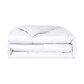 Cathay Home Double Fill Down Alternative Comforter 90Gsm Microfiber Cover, King, White