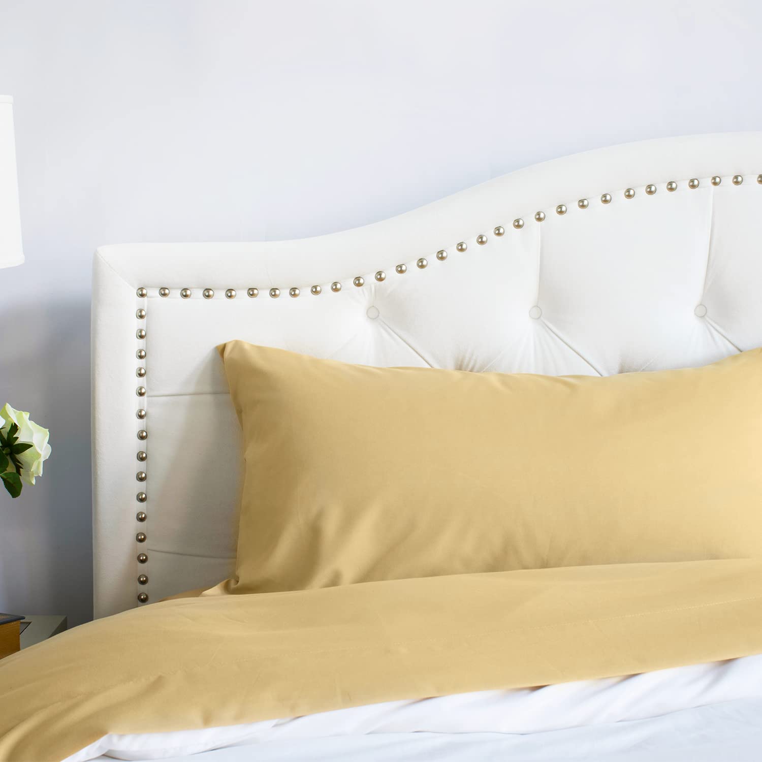 Peachskinsheets Harvest Gold Sheet Set - 1500Tc Level Of Softness - Extra Soft Cooling Sheets For Hot Sleepers And Night Sweats