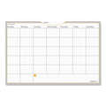 Wallmates Self-Adhesive Dry Erase Monthly Planning Surface, 36 X 24, White, Sold As 1 Each, 12Pack , Total 12 Each