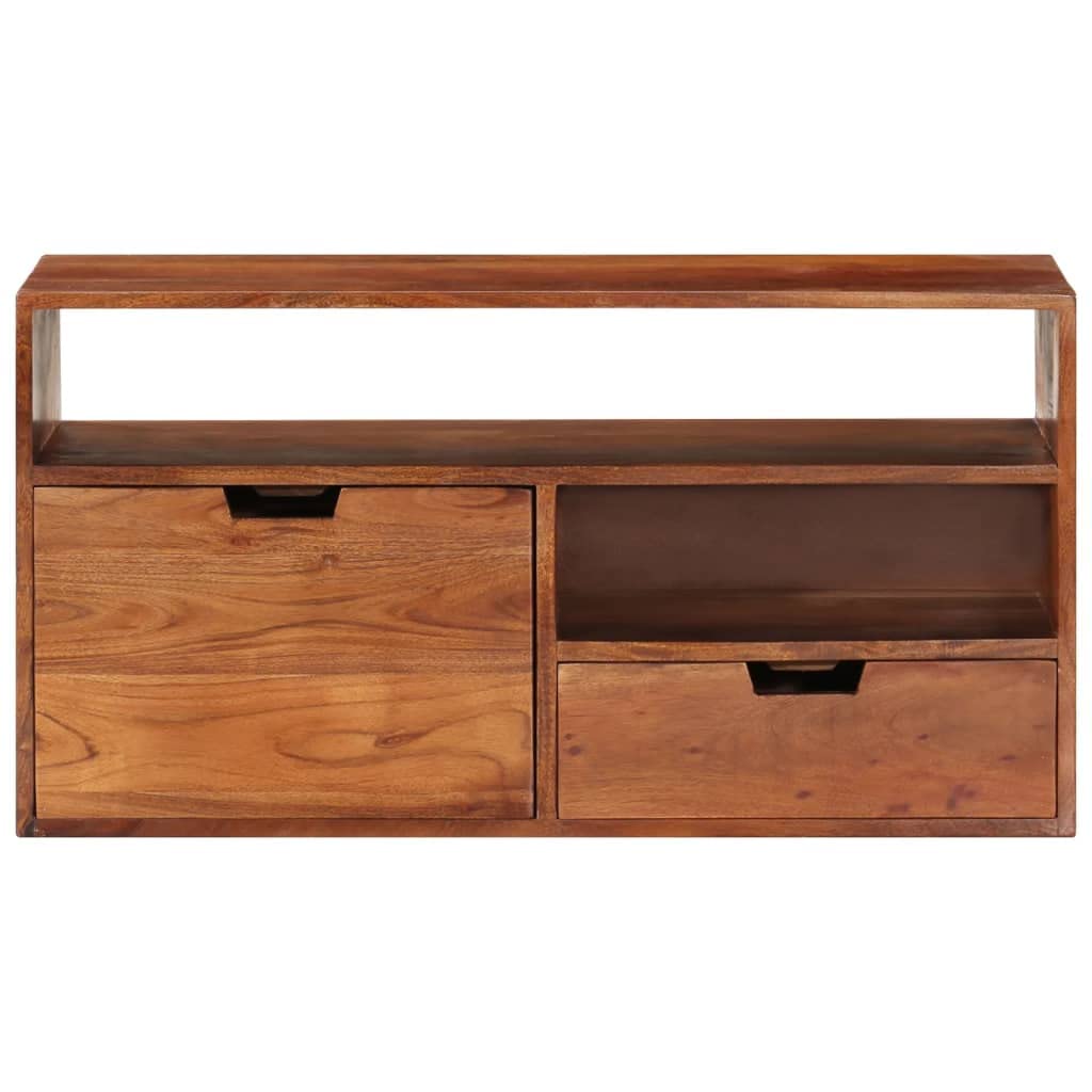 vidaXL TV Cabinet 31.5&quot;x11.8&quot;x16.5&quot; Solid Acacia Wood