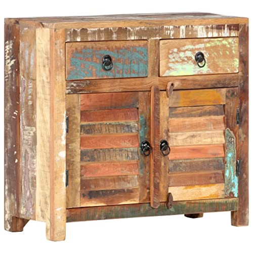 vidaXL Sideboard 27.6&quot;x11.8&quot;x26.8&quot; Solid Wood Reclaimed