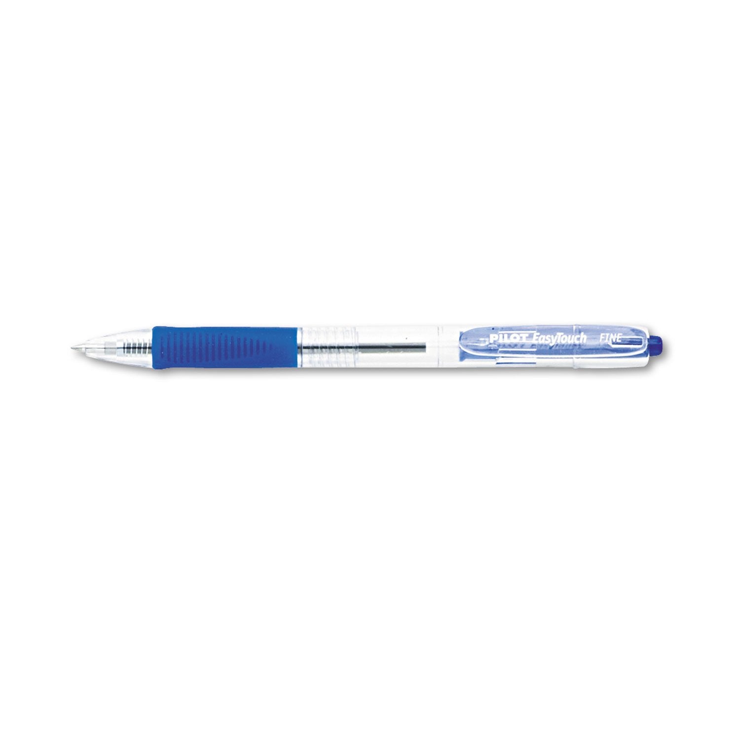 Pilot Easytouch Refillable & Retractable Ballpoint Pens, Fine Point, Blue Ink, 12-Pack (32211)