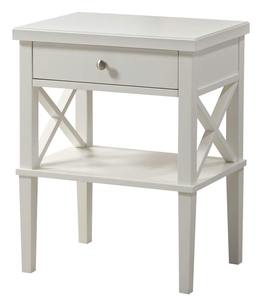 Comfort Pointe 28 In. Nightstand In White Finish ,