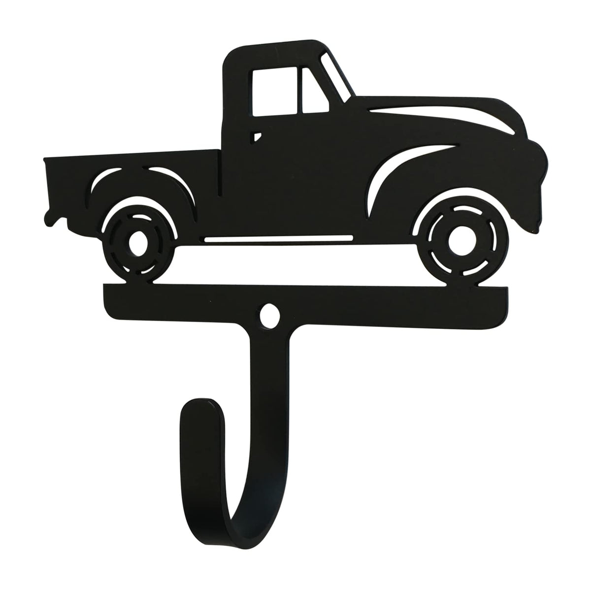 Village Wrought Iron Antique Truck Wall Hook Decorative Small