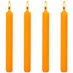8 inch Taper Candles-Set of 4 Tapered Candle, Tall Candlesticks,Dripless and Smokeless,Home Dinner candle, Party, Wedding, Hallo