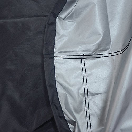 Flr 126Inches Patio Table Cover Veranda Rectanguler Black Waterproof Outdoor Dinner Protector Dust-Proof Table Desk Cover Furnit