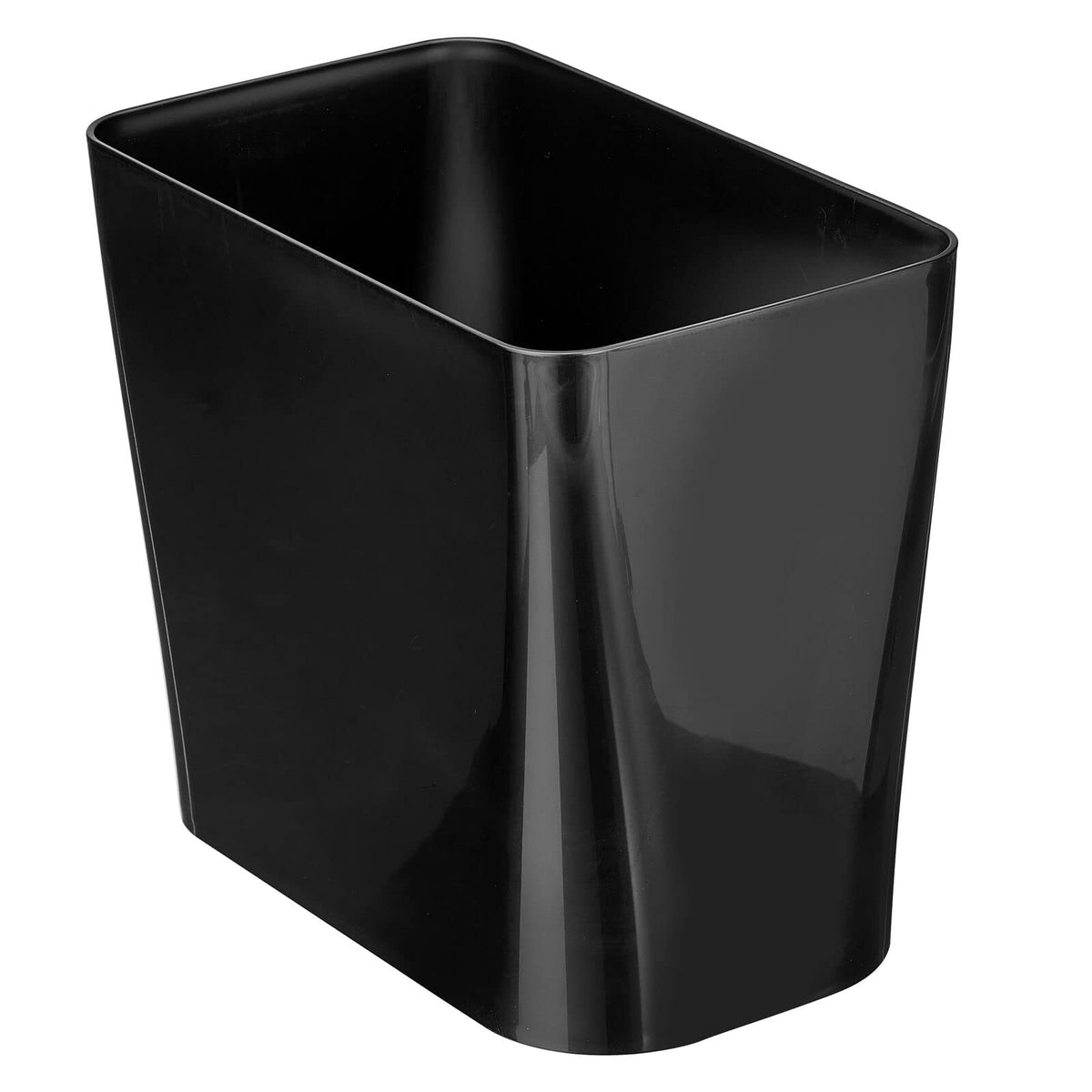 mDesign Plastic Small 3Gallon Wastebasket, Trashcan Container Bin  for Bathroom, Bedroom, Kitchen, Home Office, Laundry Room 