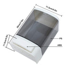 Evhome Manual Soap Dispenser Kitchen Bathroom Wall Mounted Commercial For Liquid Containers Shampoo Gel Chamber Plastic - (33.8