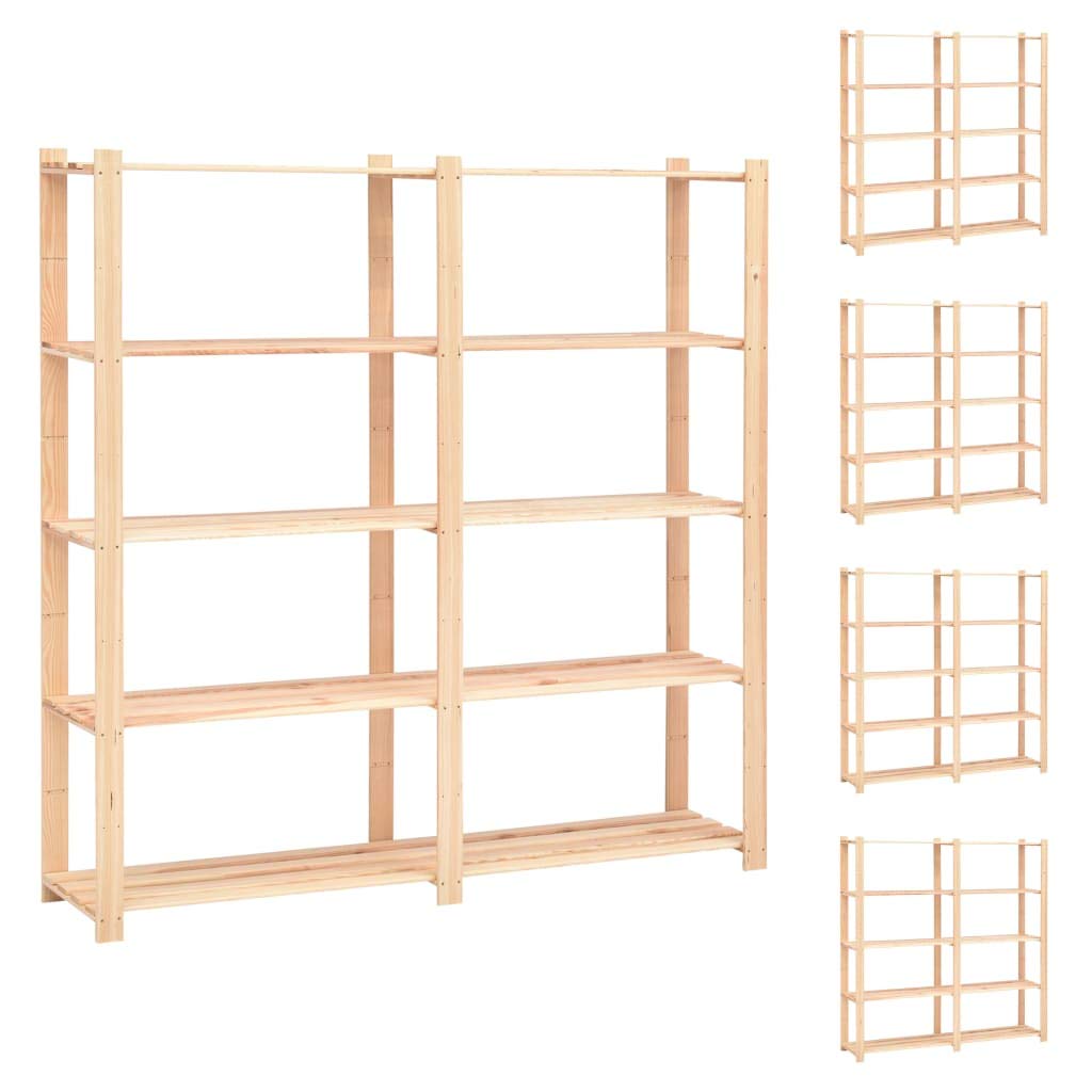 vidaXL 5-Tier Storage Racks