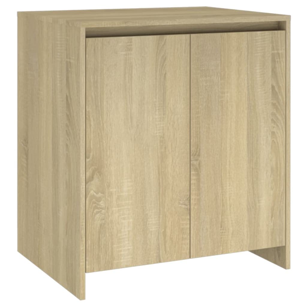 vidaXL Sideboard Sonoma Oak 27.6&quot;x15.7&quot;x28.9&quot; Engineered Wood