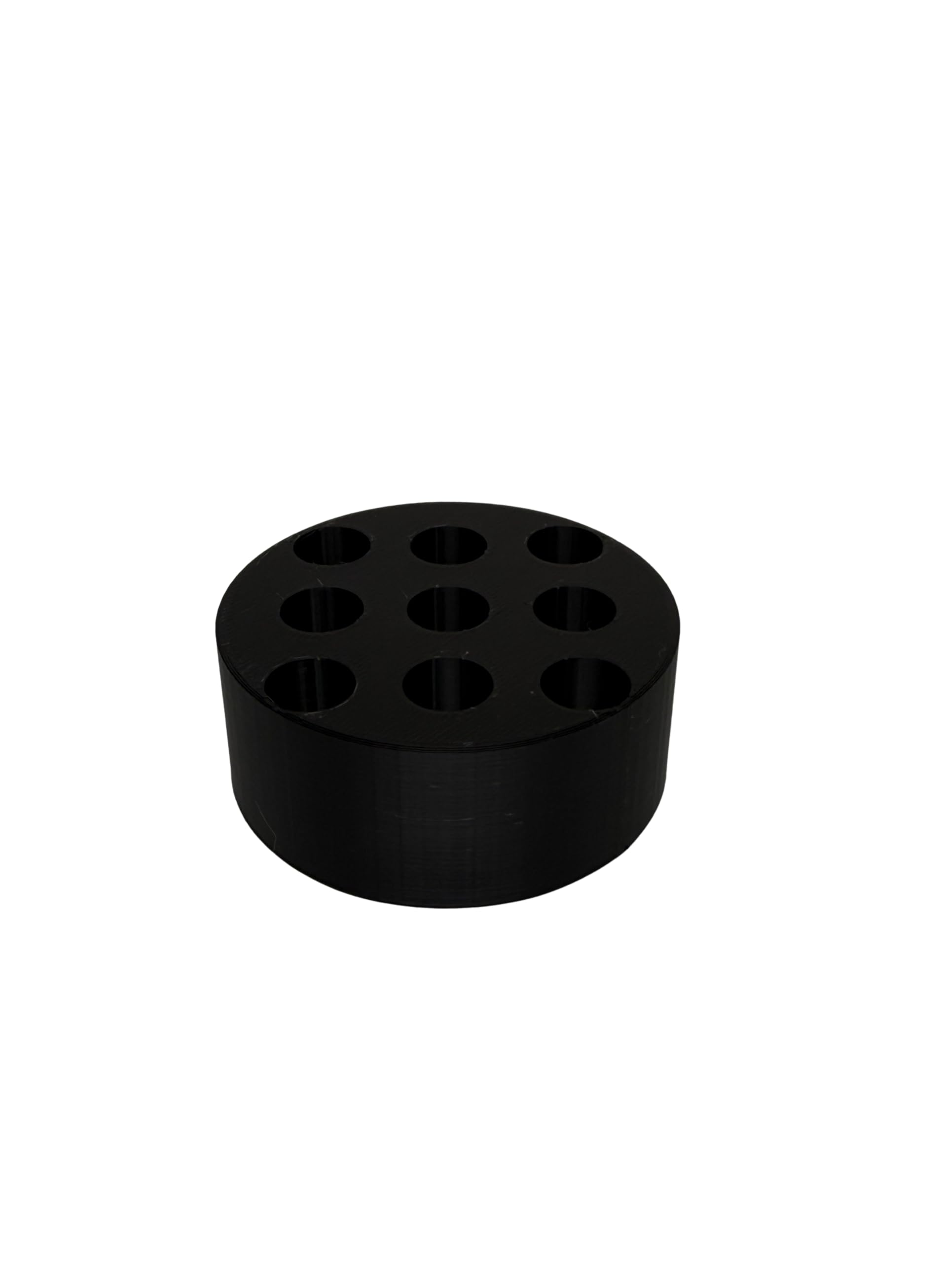 Designz3D 510 Cartridge, Pens And Battery Holder - 9 Spaces Puck (Black)