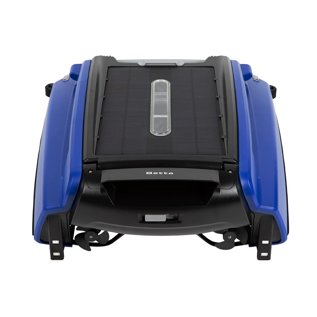 Betta Se Solar Powered Automatic Robotic Pool Skimmer Cleaner With 30-Hour Continuous Cleaning Battery Power And Re-Engineered T