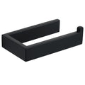 Sayayo Matte Black Toilet Paper Holder Wall Mount, Toilet Tissue Holder for Bathroom Tp Holder Square, SUS304 Stainless Steel 6 