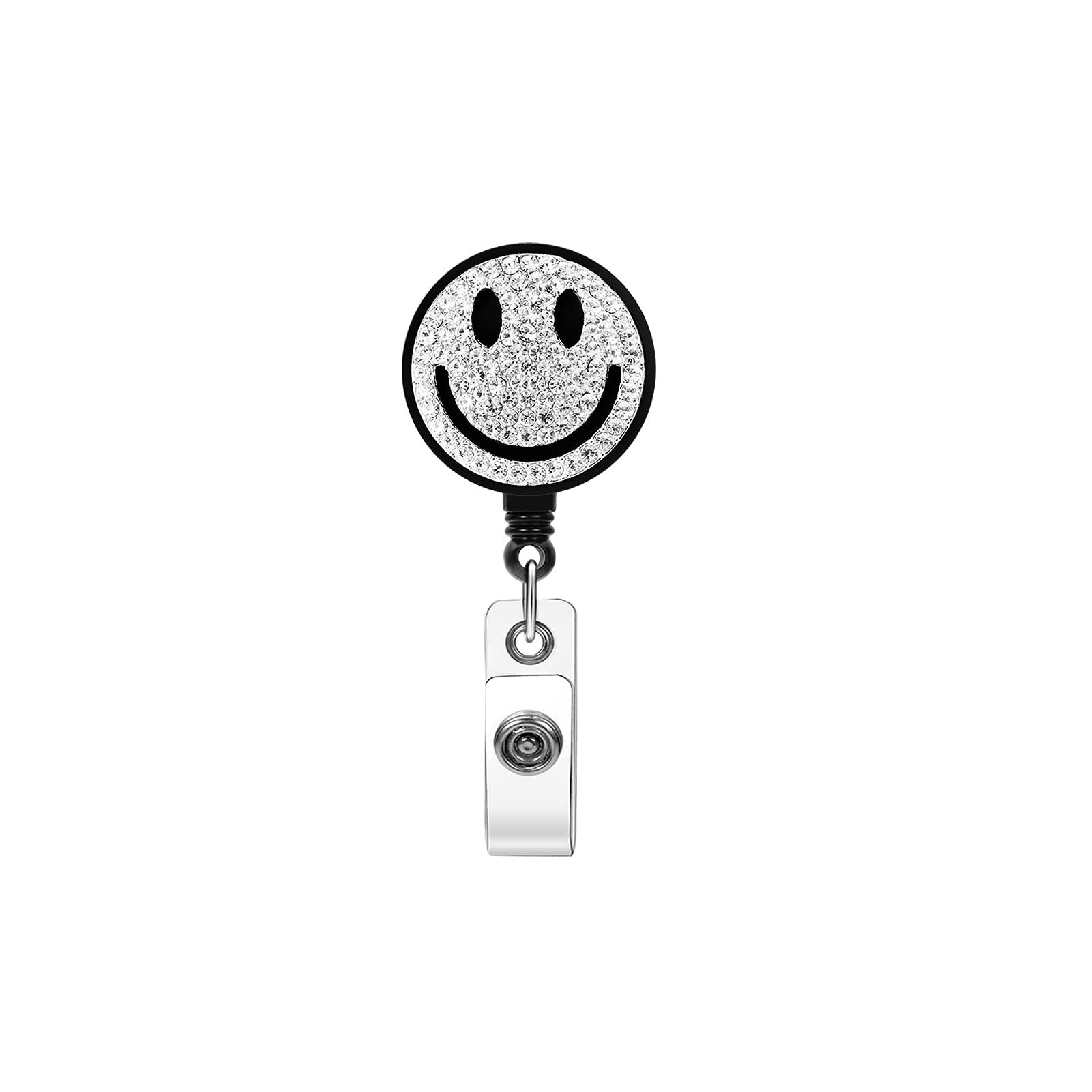 Badge Holders Nurse Reel Accessories For Work Cute Badge Reels Retractable Lanyards For Id Badges With A 360-Degree Swivel Allig