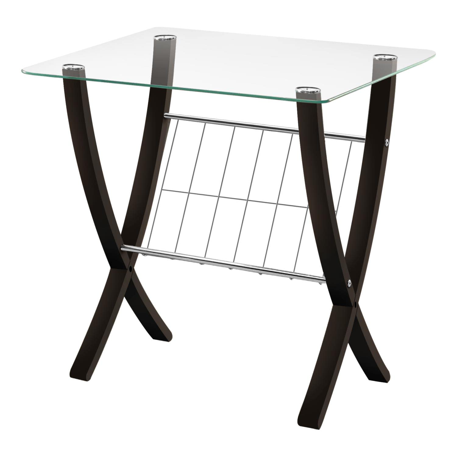 Monarch Specialties Bentwood Magazine Table
