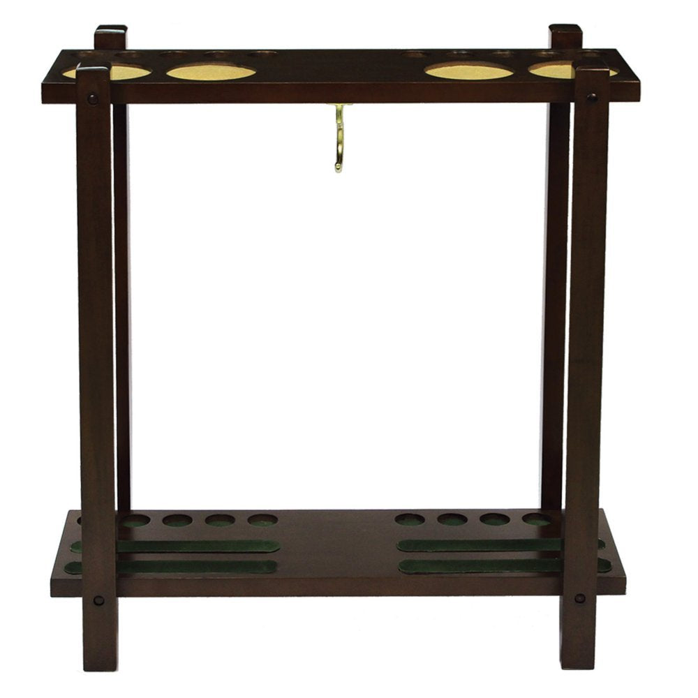STRAIGHT FLOOR CUE RACK-CAPPUCCINO