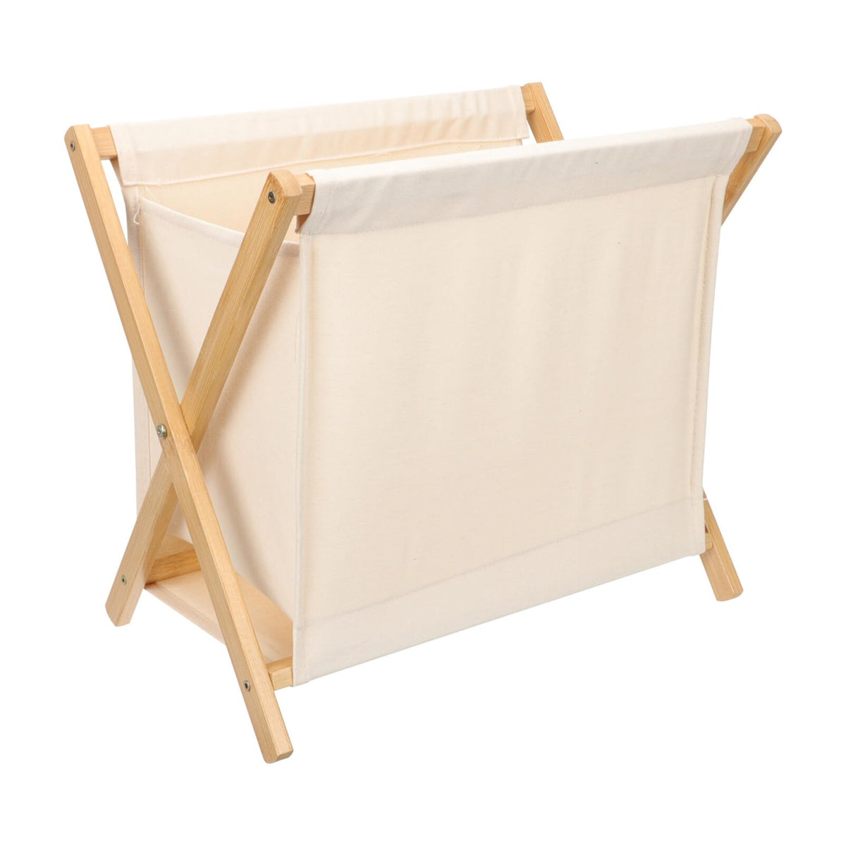 XFrame Laundry Hamper Beige Cloth Basket for Bedroom Kids Laundry Organizer Compact Storage .74 X 14.96 X 11.81 Inches