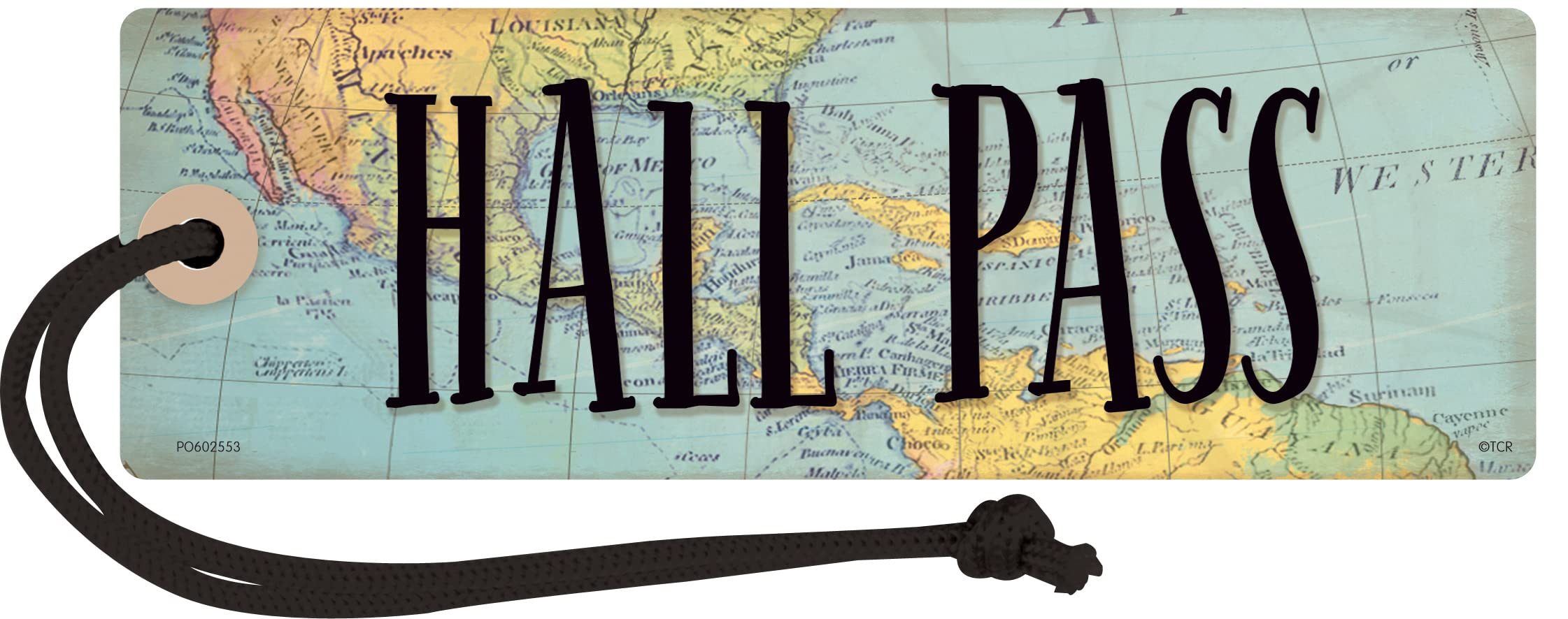 Teacher Created Resources Travel The Map Magnetic Hall Pass (Tcr77476)