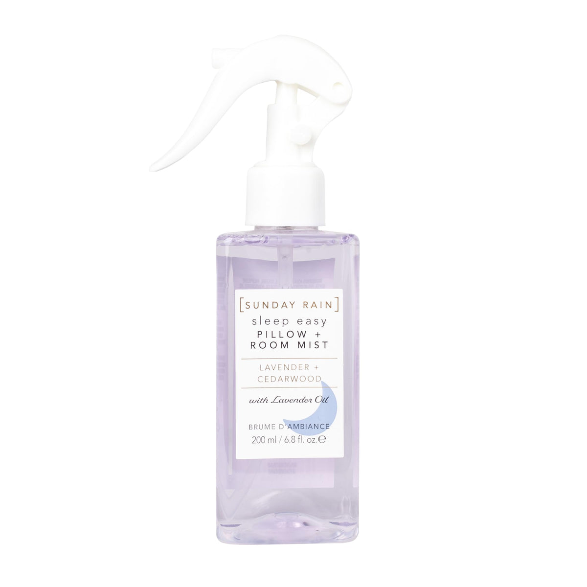 Sleep Easy Pillow and Room Mist  Lavender and Cedarwood by Sunday Rain for Unisex  6.8 oz Room Mist