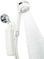 Aquasana Filtered Shower Head - WaterSense Certified w/ Handheld Wand - Reduces Over 90% of Chlorine from Hard Water - Carbon & 