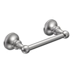 Moen Vale Chrome Double Post Pivoting Toilet Paper Holder, Wall Mounted Toilet Tissue Holder DN4408CH