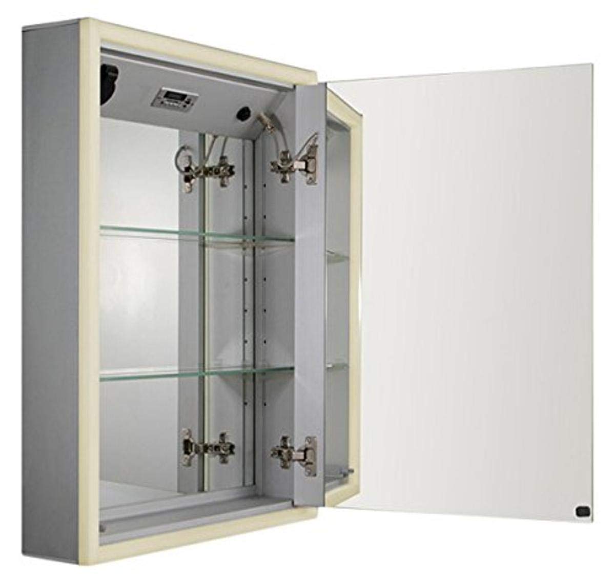 Whitehaus Whlun7055-Or Musichaus Bathroom Medicine Cabinet, Aluminum