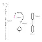 [Pack Of 4Pcs] Waikas Storage Hanger Stainless Steel For Cloth,Ten-Ring Tiered Storage, Saves 9 Times Space, Bedroom Closet Orga