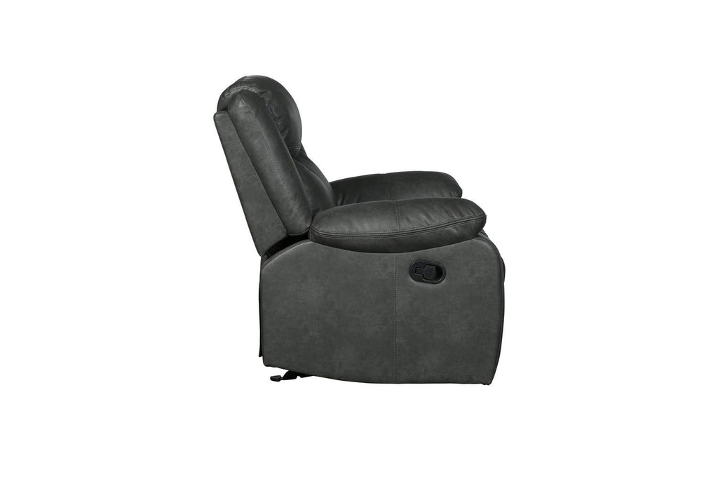 HomeRoots 42" Gray Reclining Chair