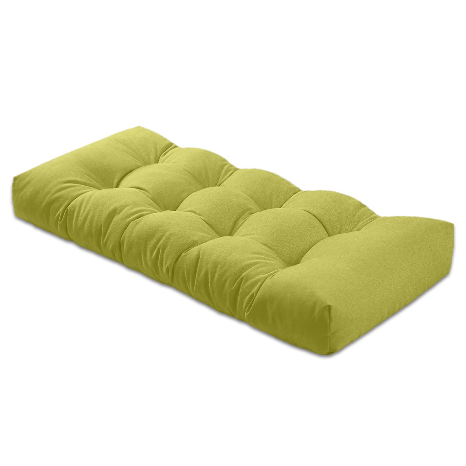Thinmay Bench Cushion 51 Inches,Indoor/Outdoor Non-Slip Tufted Cushions, Premium Waterproof Linen, Soft Piano Sofa Cushions, Hig