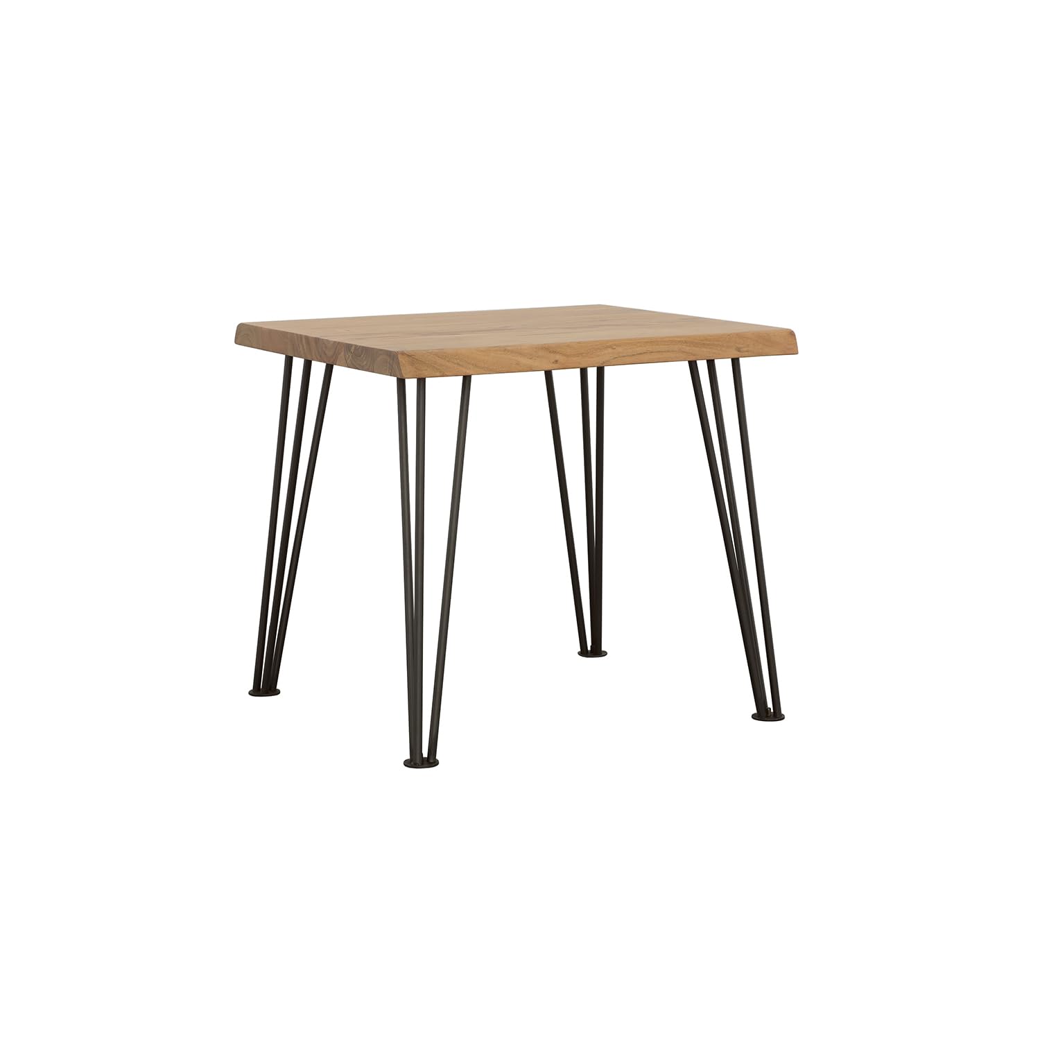 Coaster Home Furnishings Gano Hairpin Leg Natural and Matte Black end Table (723497)